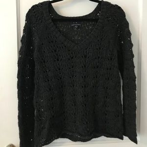 AMERICAN EAGLE V-neck Cutout Sweater